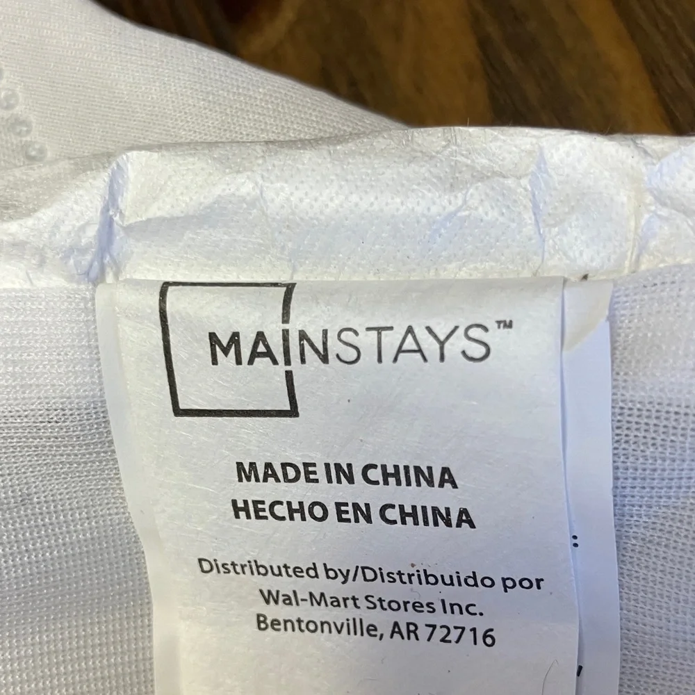 Mainstays Quilted Mattress Cover - White
